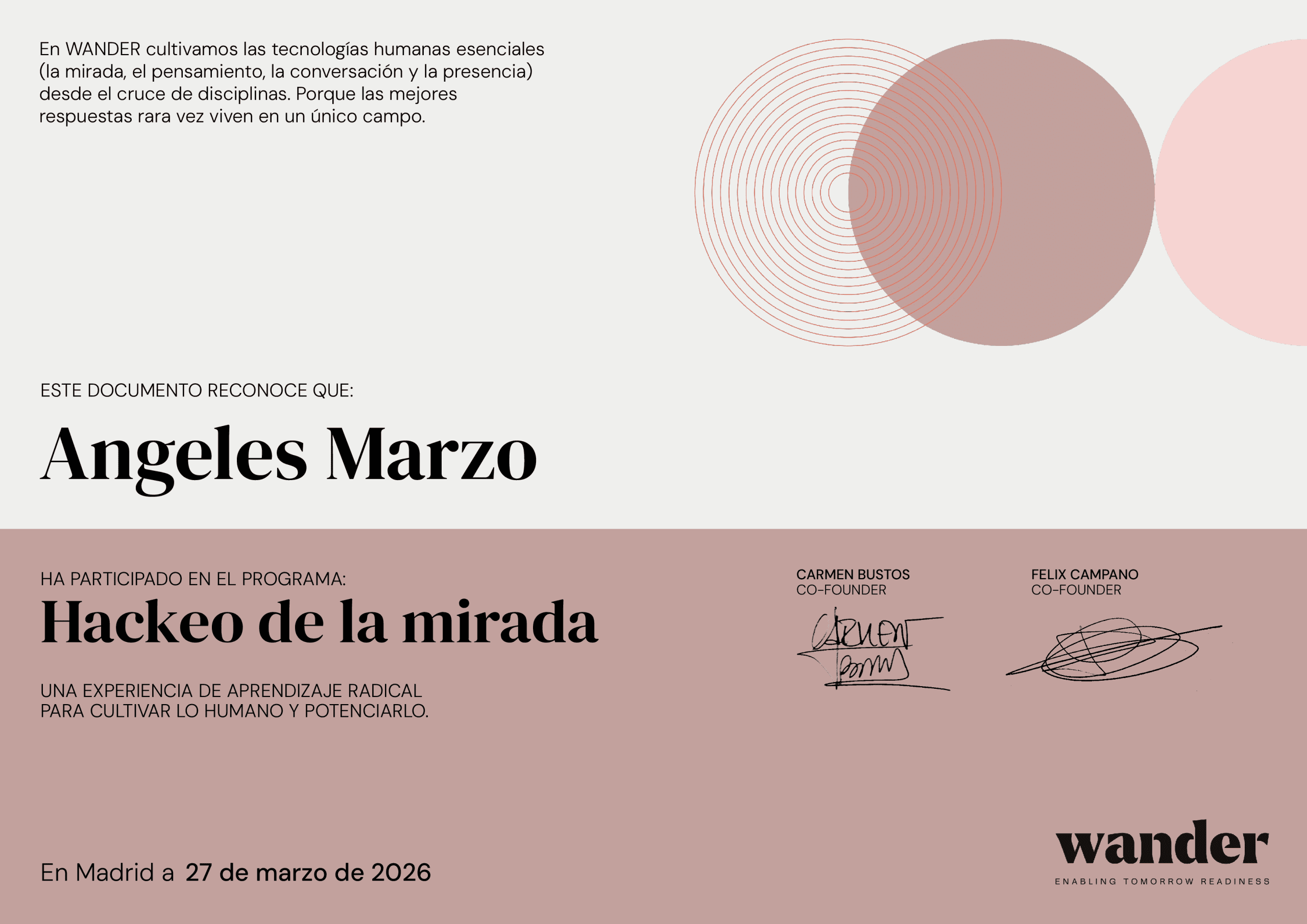 Certificado Angeles Marzo