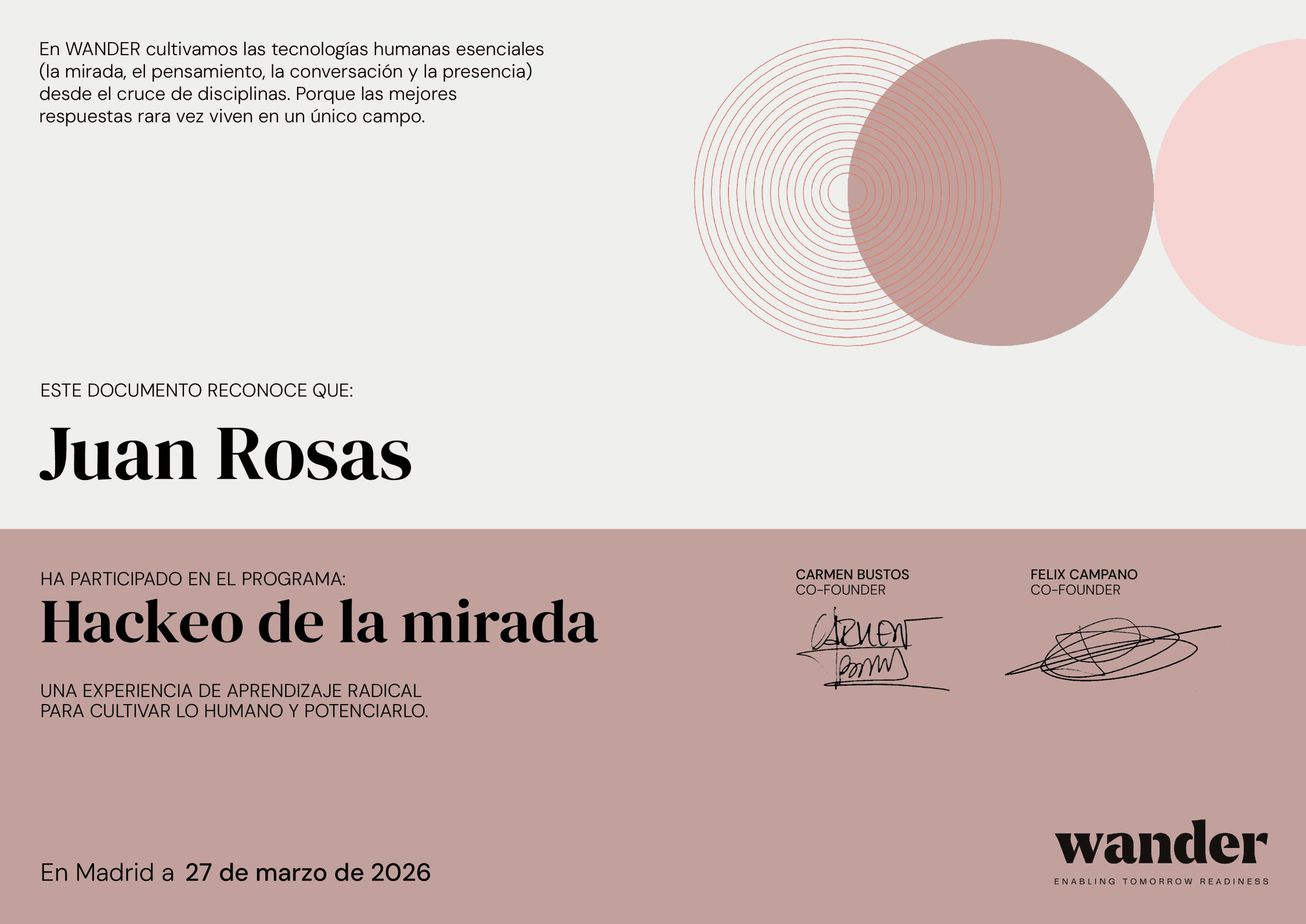 Certificado Juan Rosas