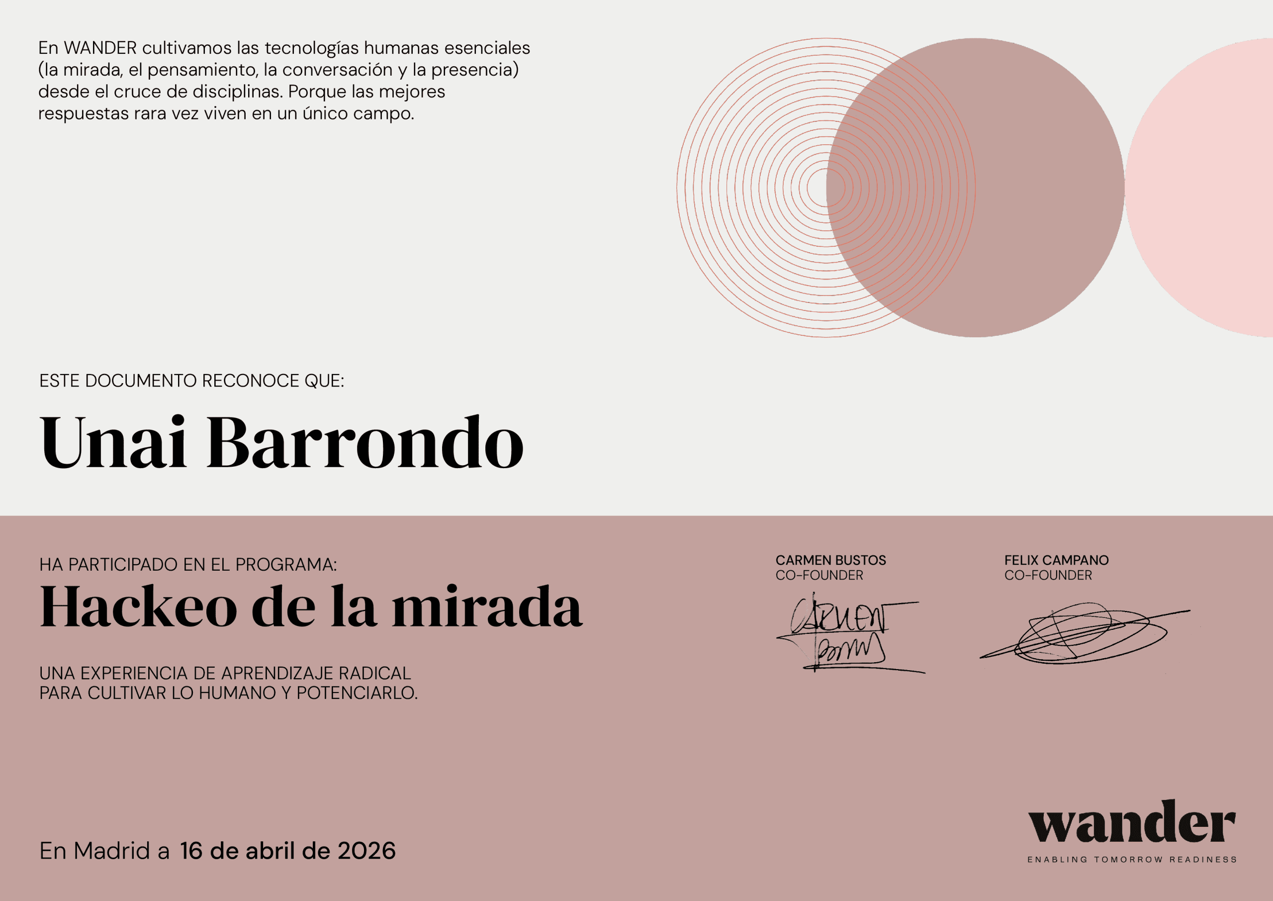 Certificado Unai Barrondo
