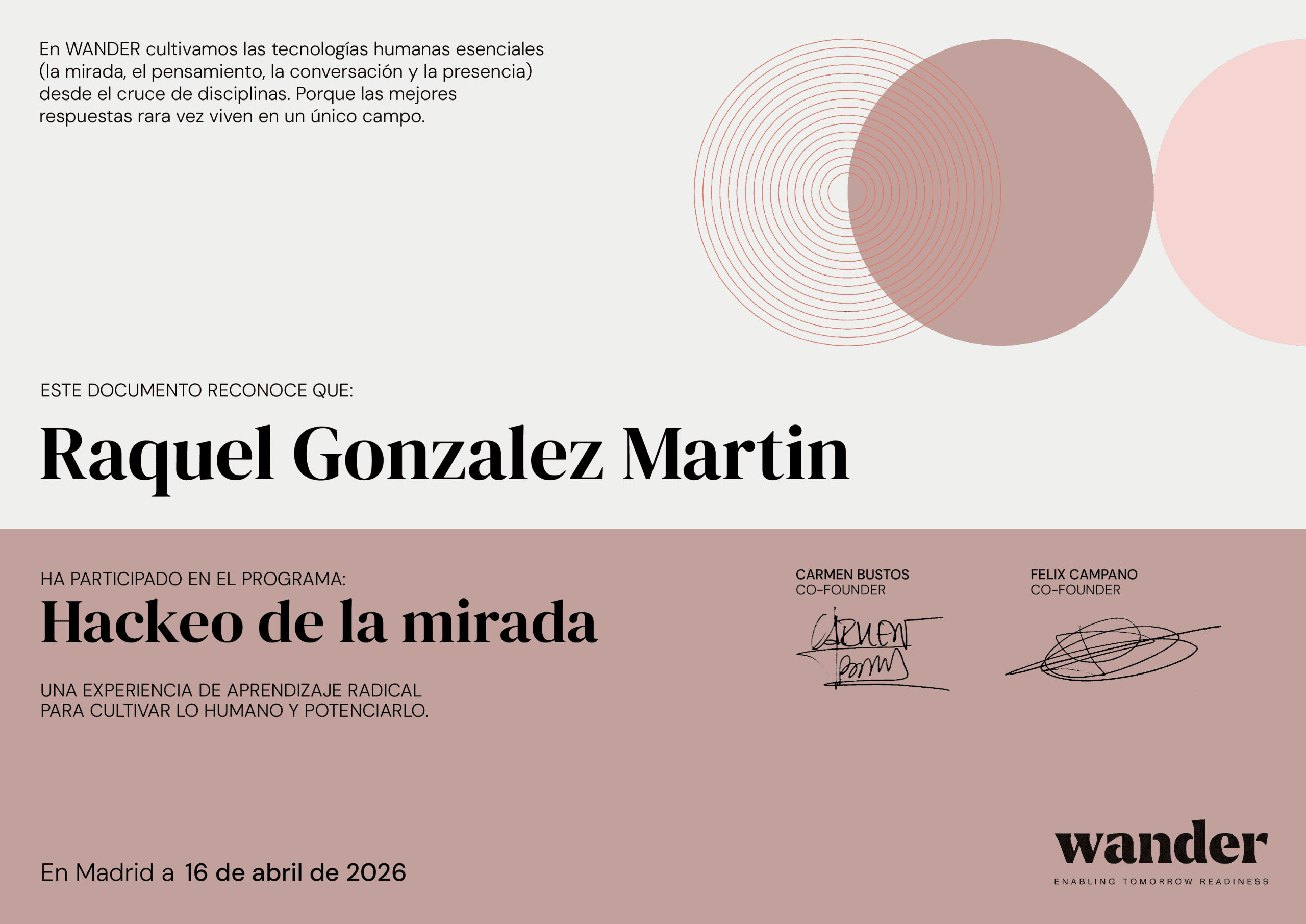 Certificado Raquel Gonzalez Martin
