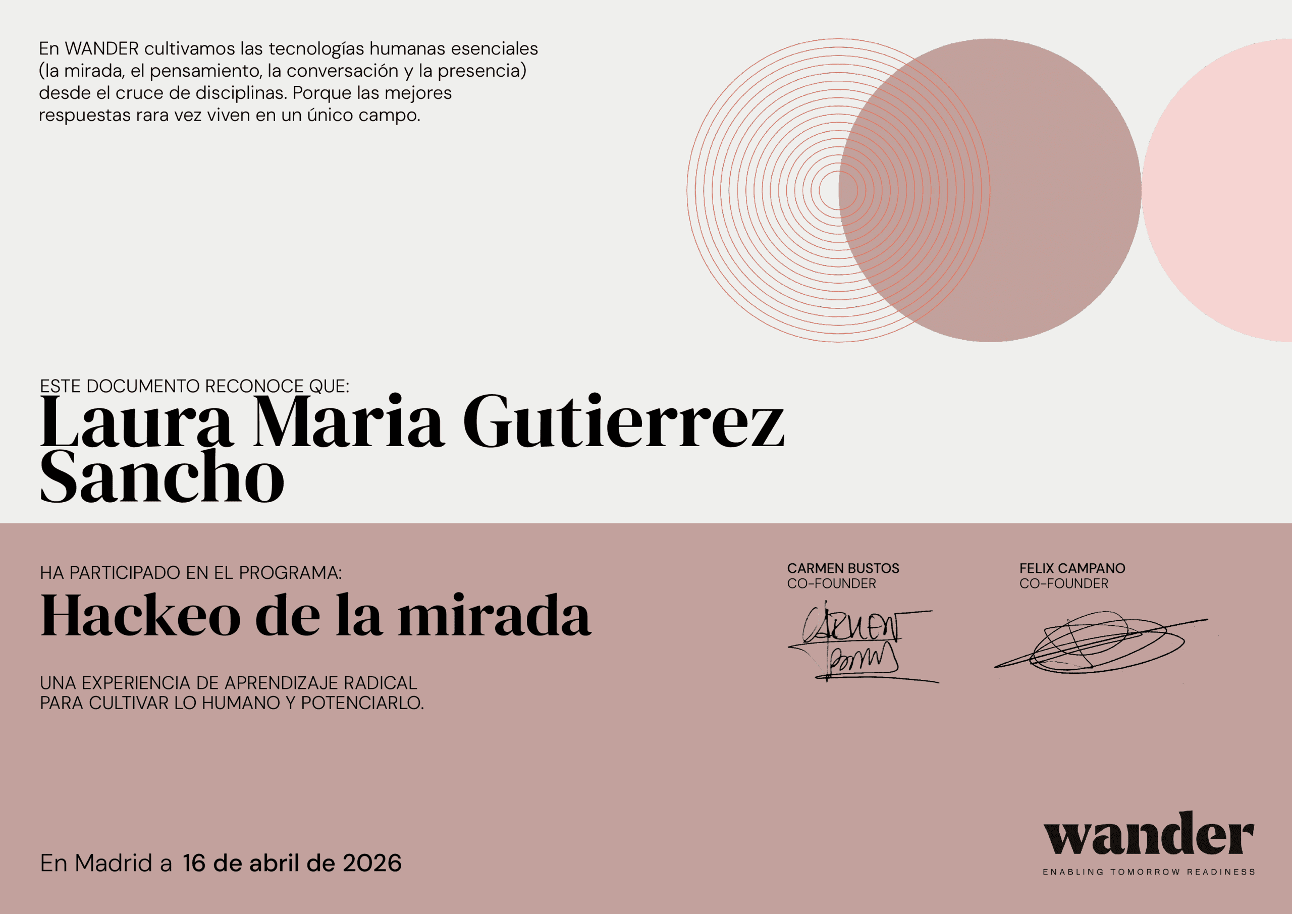Certificado Laura Maria Gutierrez Sancho