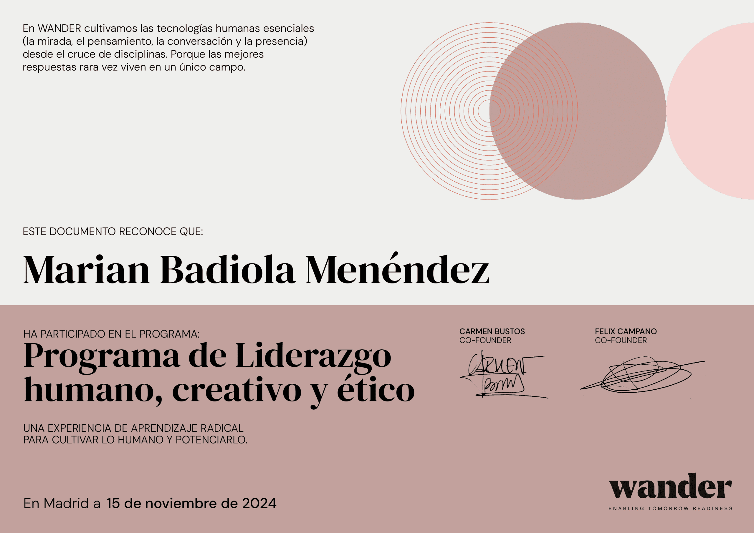 Certificado Marian Badiola Menéndez