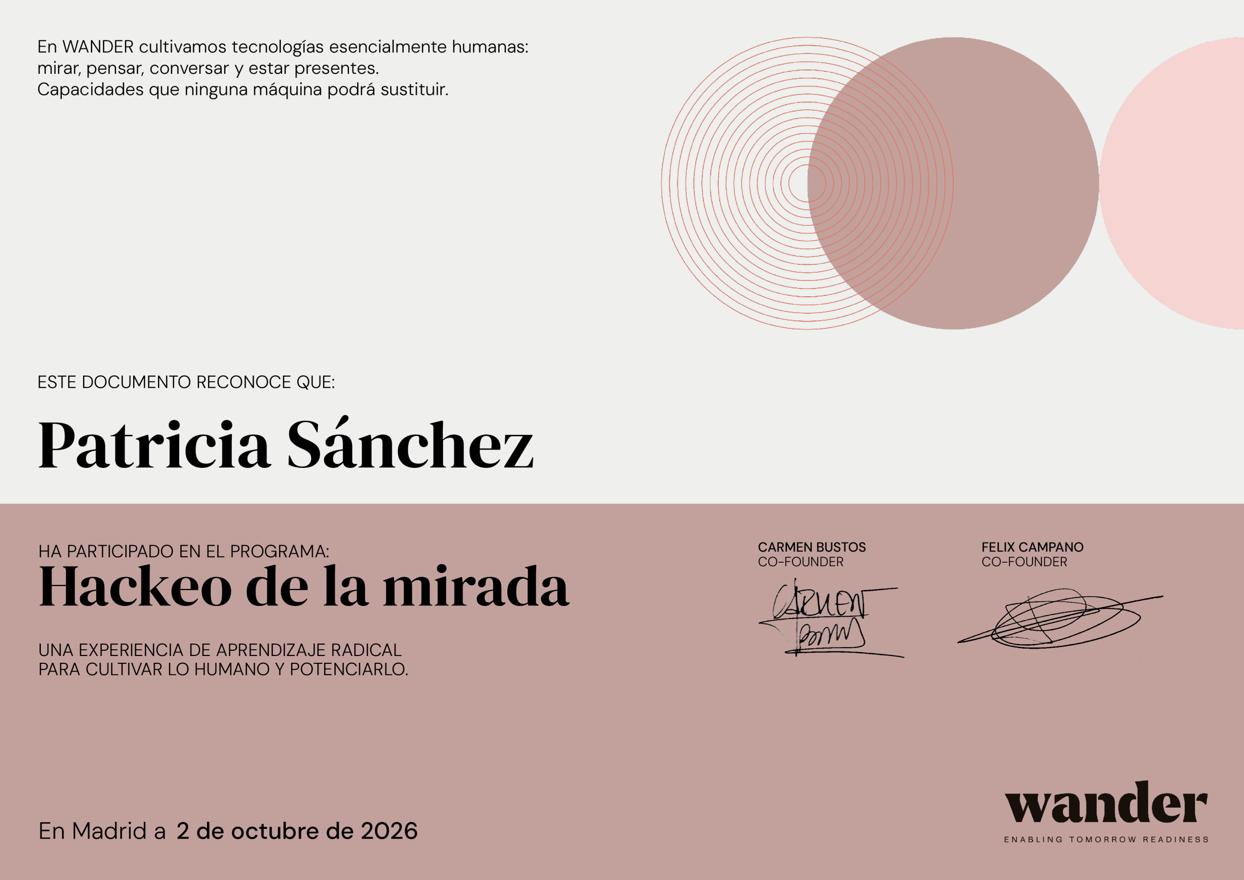 Certificado Patricia Sánchez
