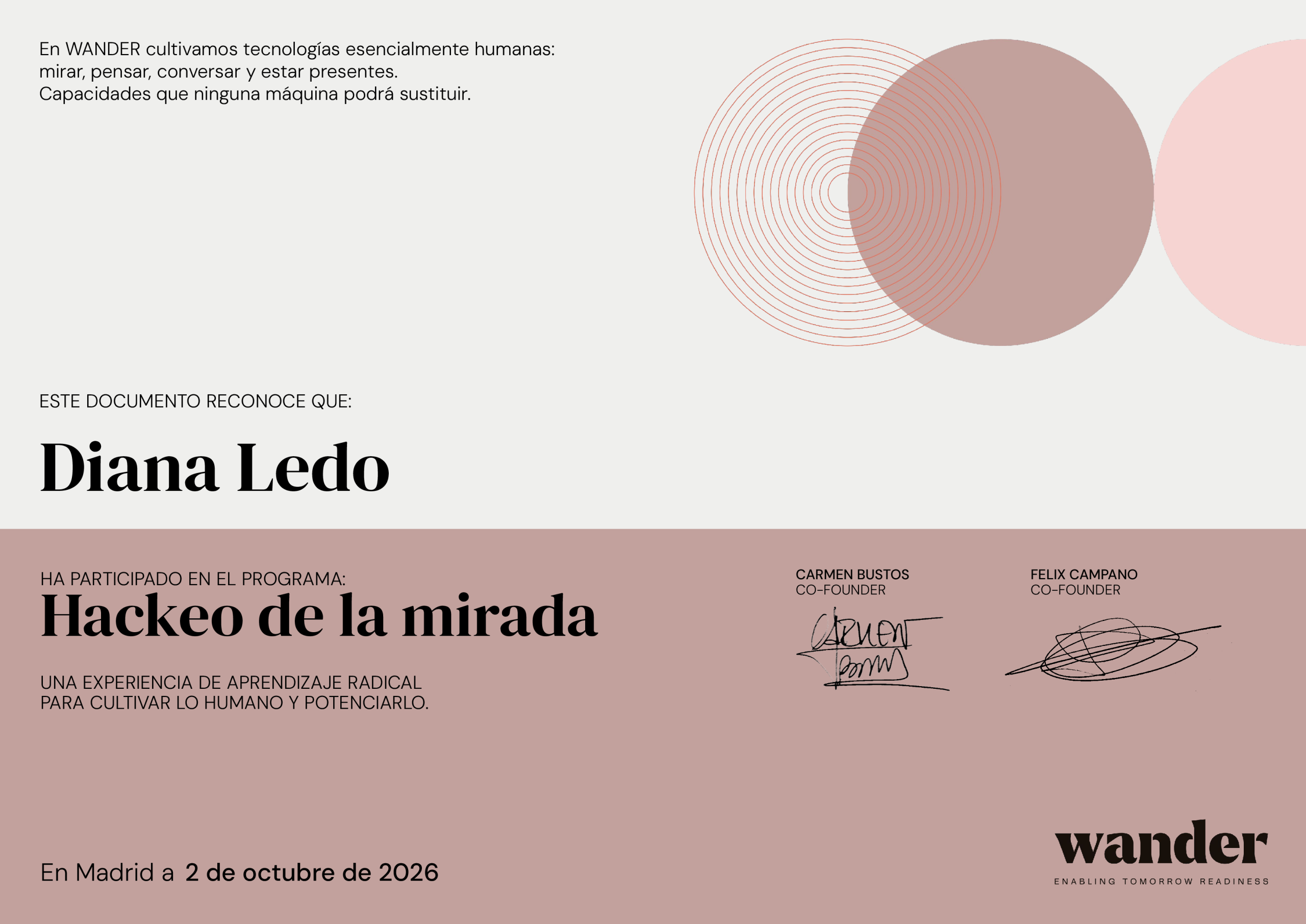 Certificado Diana Ledo